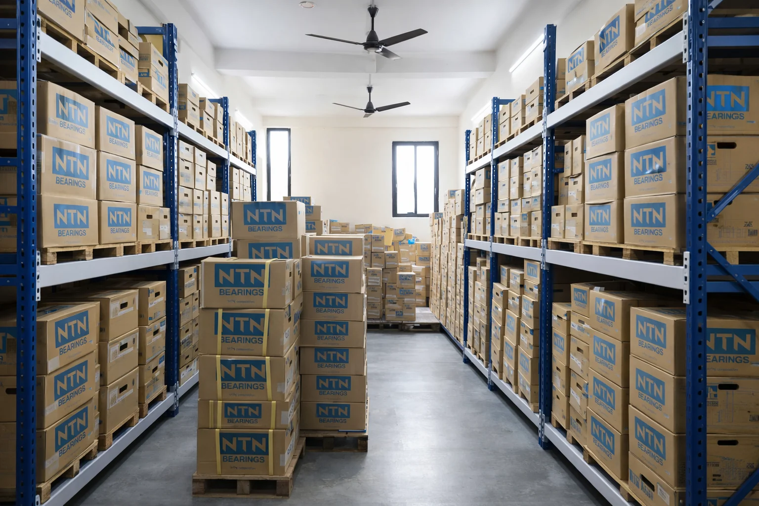 Industrial bearing packing and dispatch